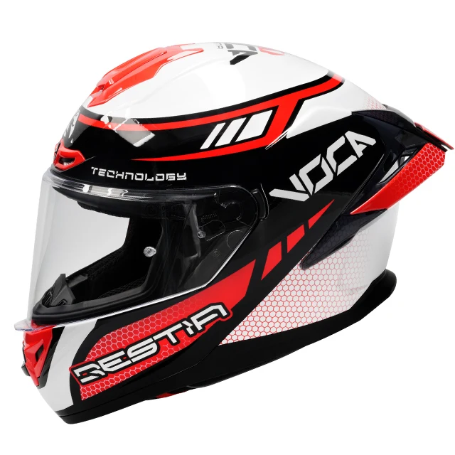Voca Bestia Integralhelm – Red Performance (Satin)