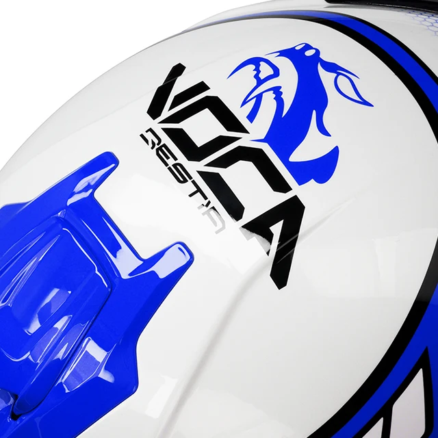 Voca Bestia Integralhelm – Poison Blue (Satin) – Bild 9