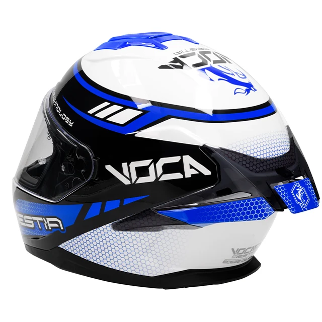 Voca Bestia Integralhelm – Poison Blue (Satin) – Bild 6