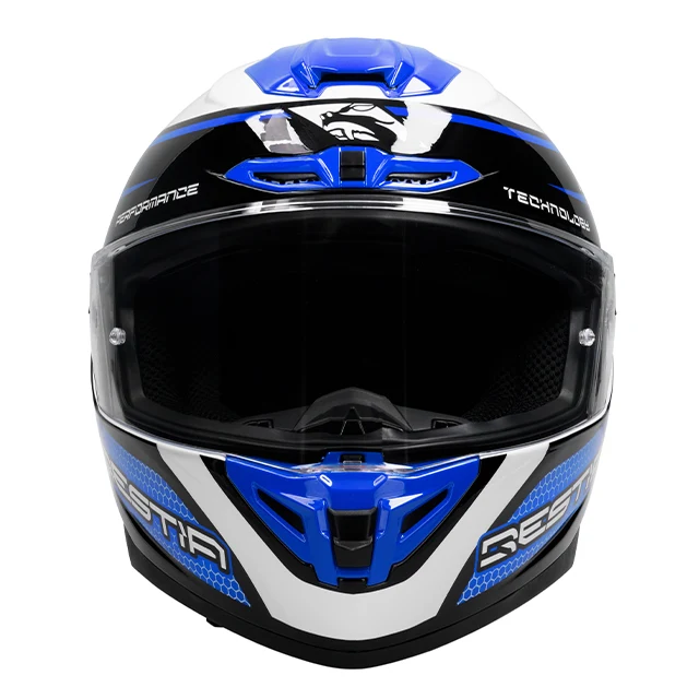 Voca Bestia Integralhelm – Poison Blue (Satin) – Bild 4