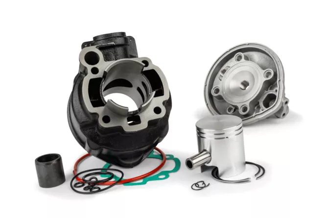 Zylinder Kit & Kurbelwelle MotoForce Racing 70ccm Grauguss – Minarelli AM6 (Standardhub) – Bild 2