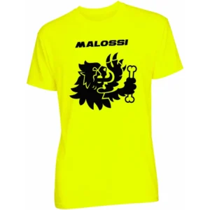 Malossi Technical T-Shirt – Sportliches Funktions-T-Shirt in Neon-Gelb