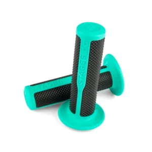 Stage6 Ultimate Grips – Hochwertige 2-Komponenten Lenkergriffe in Türkis/ Schwarz