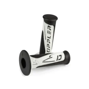 Doppler Radical Grips – Hochwertige 2-Komponenten Lenkergriffe in Weiss / Schwarz