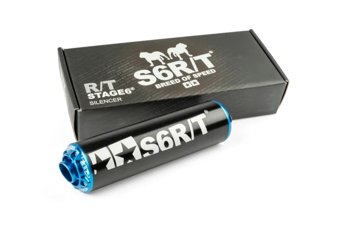 Endschalldämpfer Stage6 R/T 100cc – Schwarz / Blau