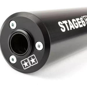 Endschalldämpfer Stage6 50-80cc – Sportlicher Aludämpfer für Rechtsmontage in  Schwarz