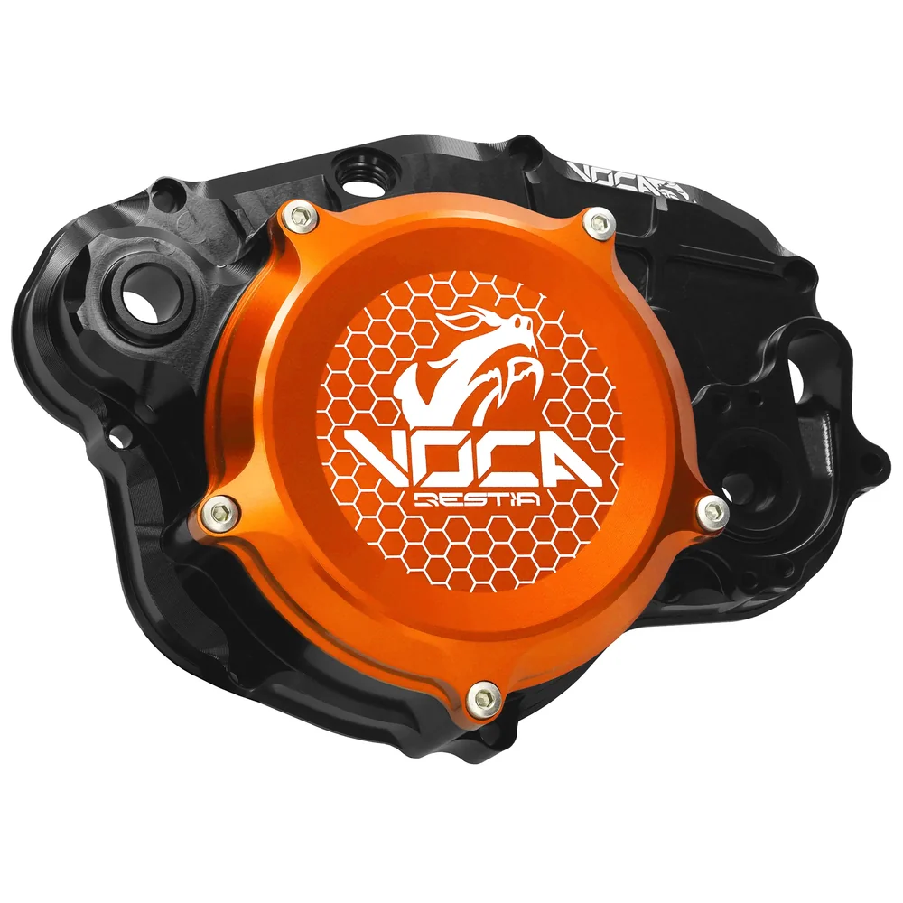 VOCA CNC Kupplungsdeckel Minarelli AM6 – Orange