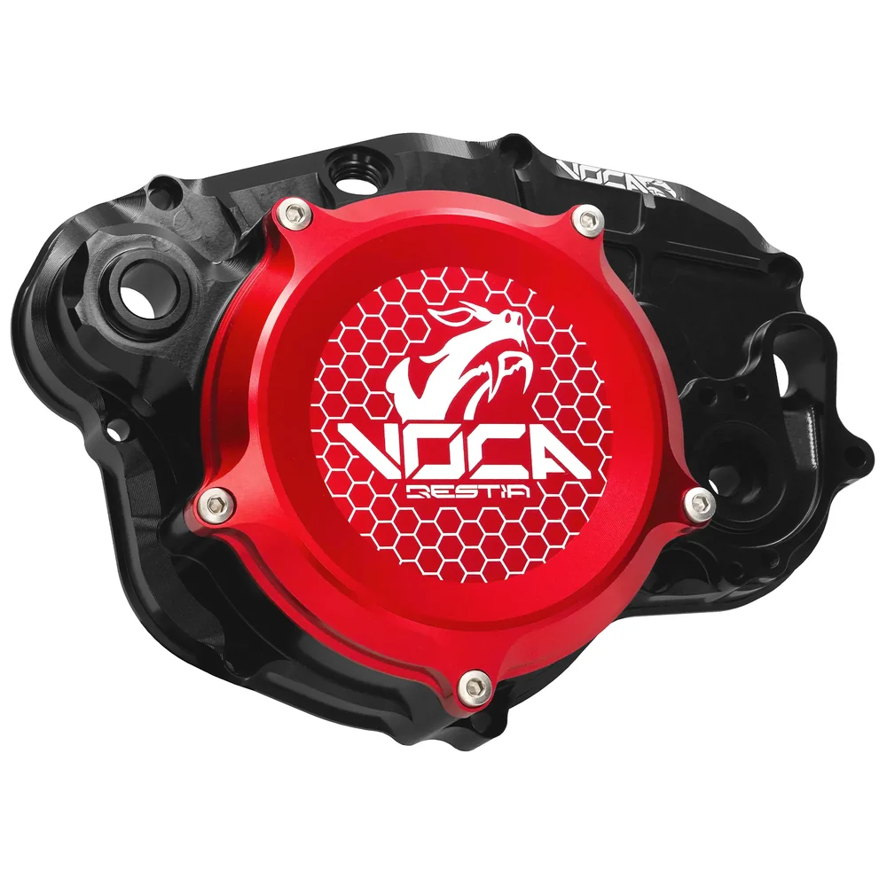 VOCA CNC Kupplungsdeckel Minarelli AM6 – Rot