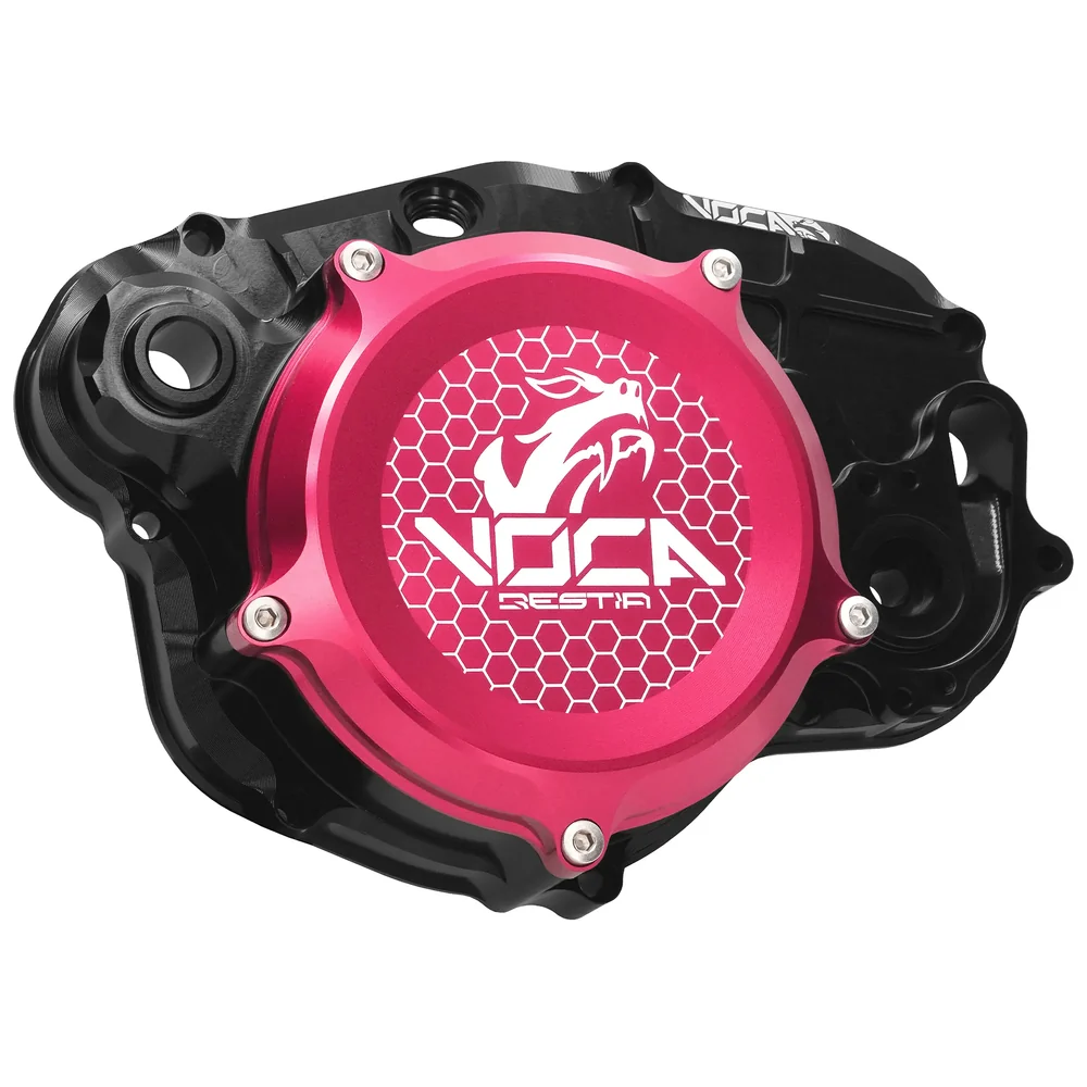 VOCA CNC Kupplungsdeckel Minarelli AM6 – Rosa