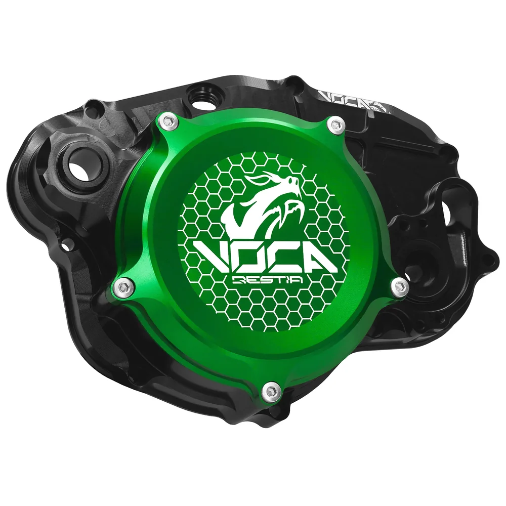 VOCA CNC Kupplungsdeckel Minarelli AM6 – Grün