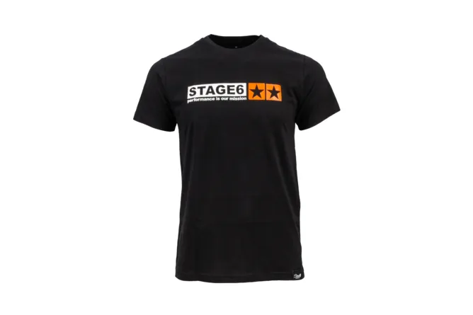 Stage6 T-Shirt Classic – Lässiges Fan-Shirt in Schwarz mit großem Brustlogo