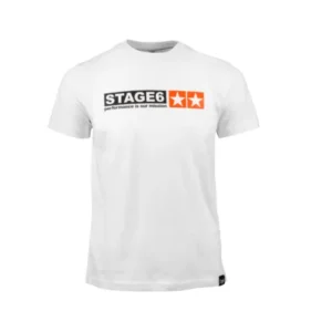 Stage6 T-Shirt Classic – Lässiges Fan-Shirt in Weiß mit großem Brustlogo