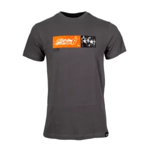 Stage6 T-Shirt Racing Approved – Sportliches Fan-Shirt in Grau mit Retro-Print