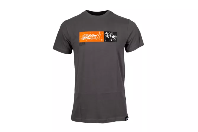 Stage6 T-Shirt Racing Approved – Sportliches Fan-Shirt in Grau mit Retro-Print
