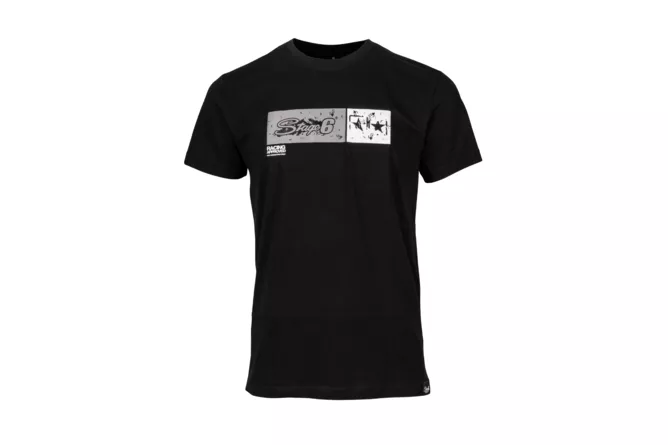 Stage6 T-Shirt Racing Approved – Sportliches Fan-Shirt in Schwarz mit Retro-Print