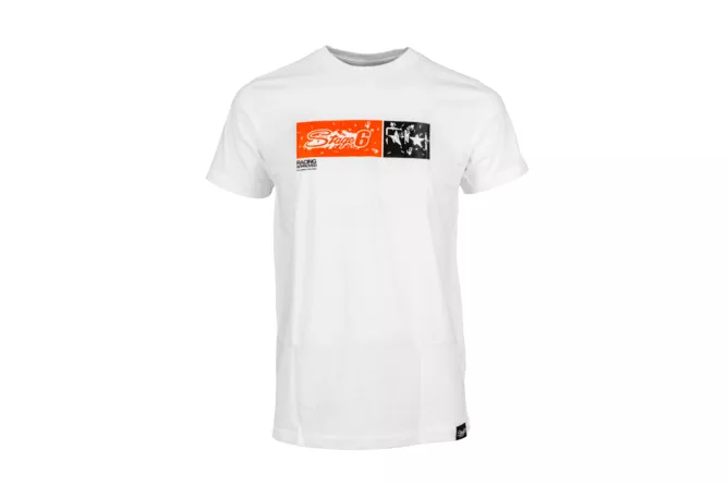 Stage6 T-Shirt Racing Approved – Sportliches Fan-Shirt in Weiß mit Retro-Print