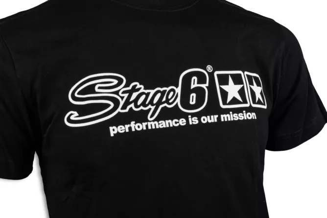 Stage6 T-Shirt – Stylisches Fan-Shirt in Schwarz mit Siebdruckprint – Bild 3