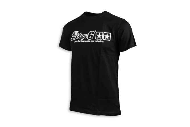 Stage6 T-Shirt – Stylisches Fan-Shirt in Schwarz mit Siebdruckprint – Bild 2