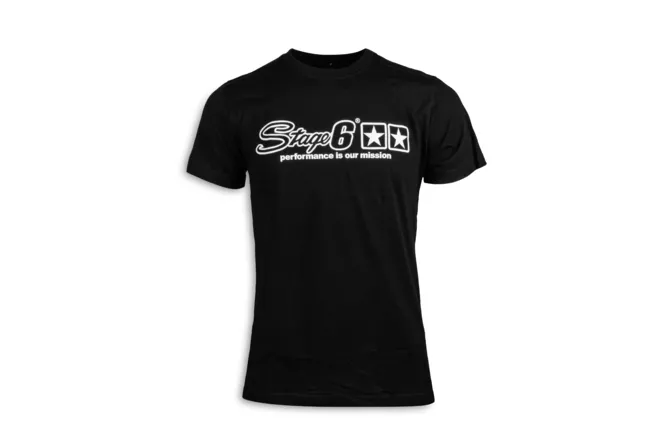 Stage6 T-Shirt – Stylisches Fan-Shirt in Schwarz mit Siebdruckprint