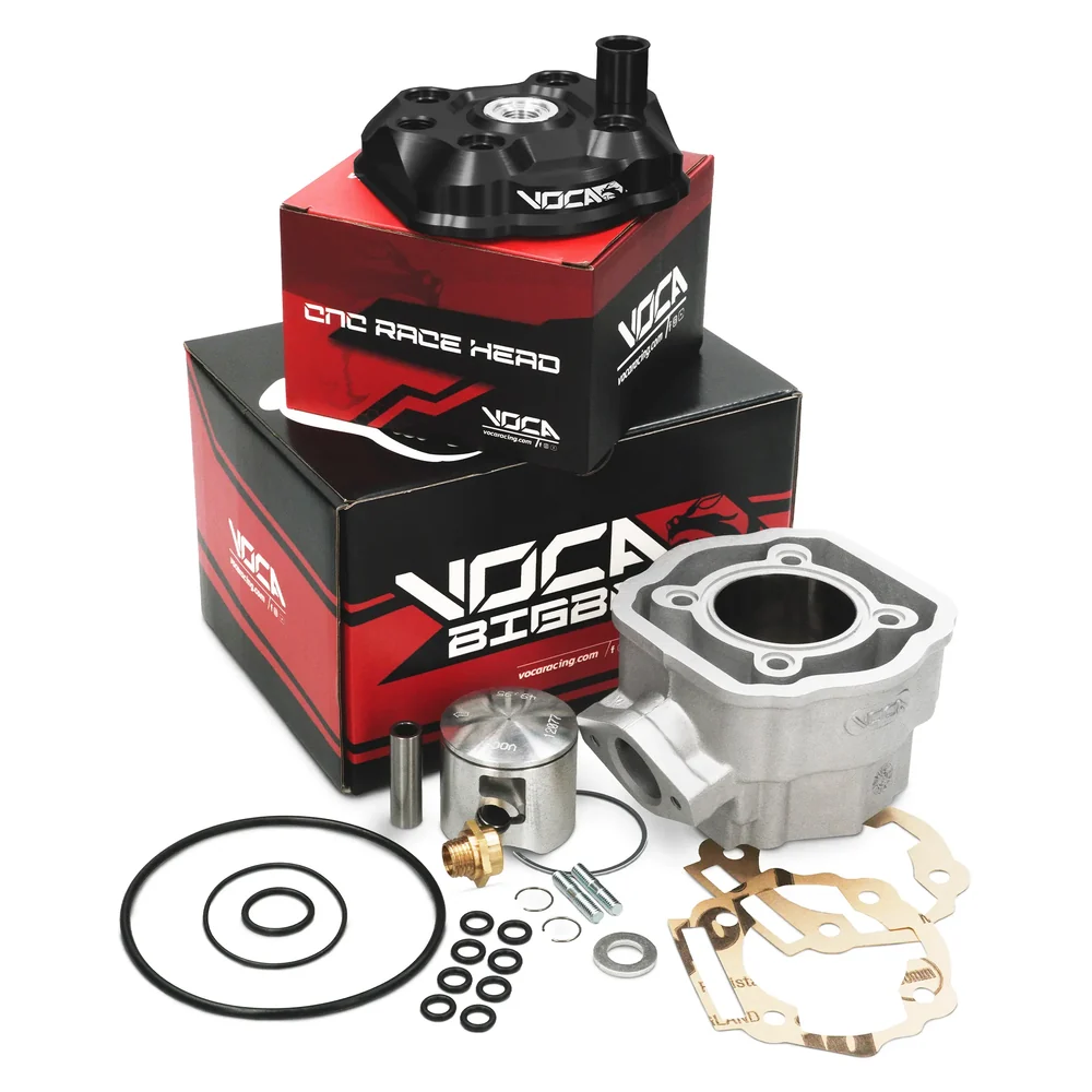Zylinder Kit VOCA Bestia 80ccm Alu – Derbi Euro 3 / 4 (D50B0) – Schwarz
